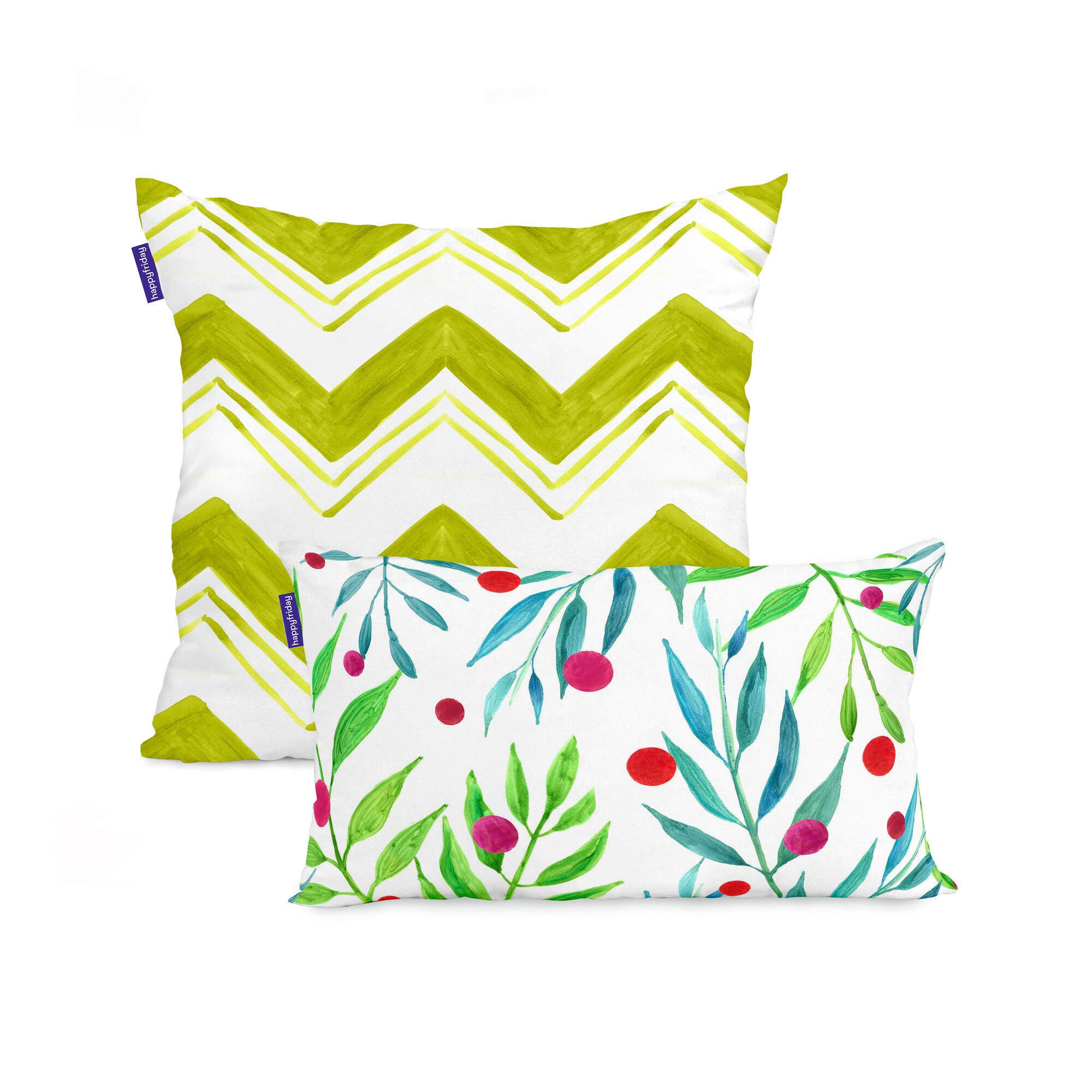 KISSENBEZUG confetti 50x50 + 50x30 cm mehrfarbig - Multicolor, Textil (50/50cm) - Happy Friday