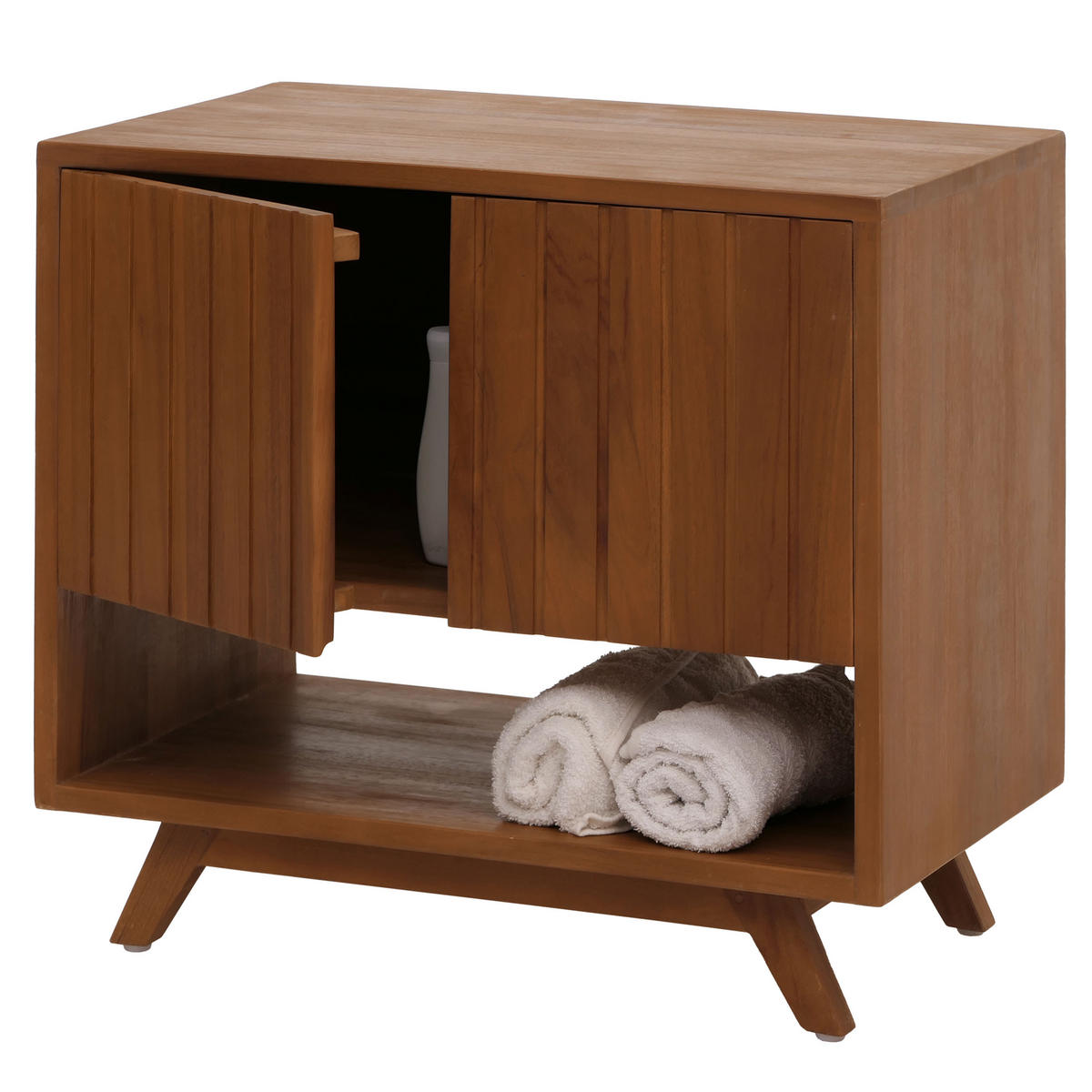 WASCHBECKENUNTERSCHRANK Braun - Braun, Holz (65/61/40cm) - MCW