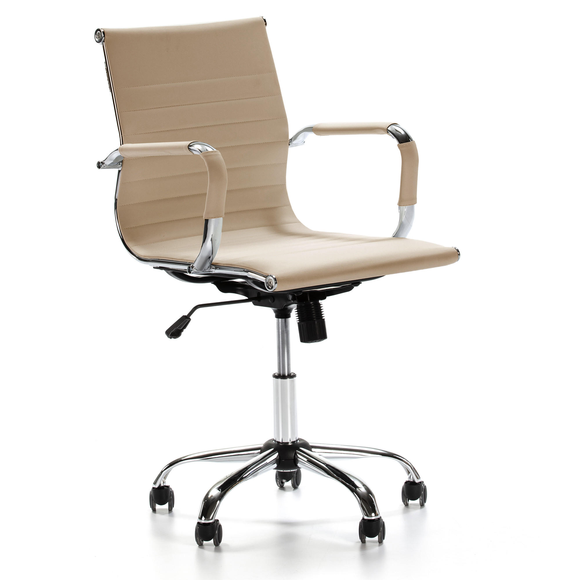 SCAUN ROTATIV Croma cu funcție de pat, culoare taupe - taupe, blană (62/91/54cm) - VS Venta-stock