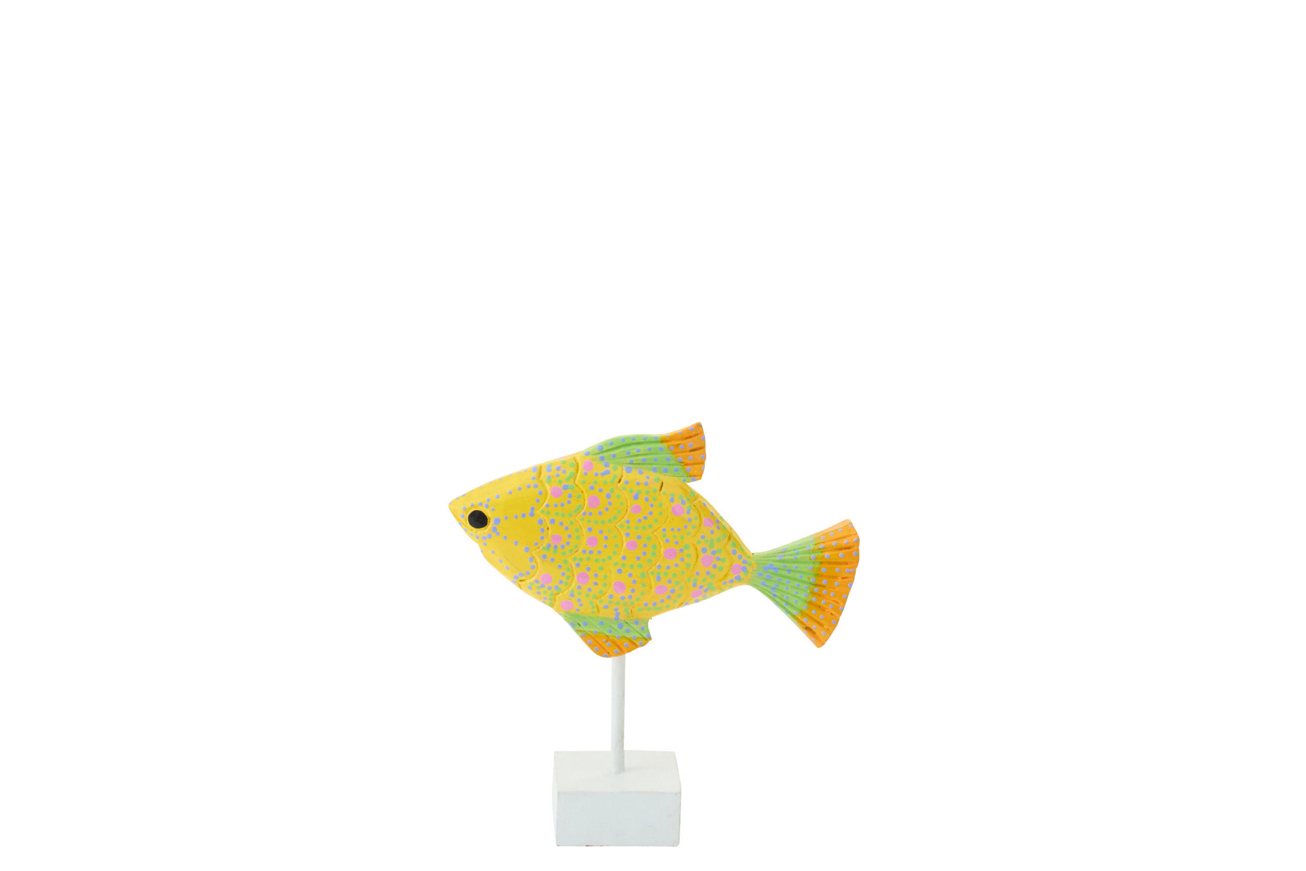 DEKOOBJEKT FISCH OMI - Multicolor, Holz (7/22/23cm) - J-Line