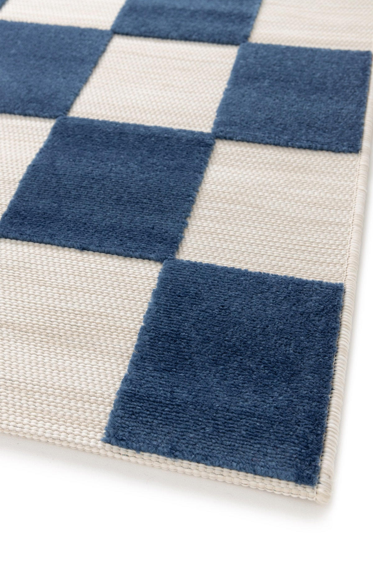 KINDERTEPPICH mit geschnitztem effekt blau - Blau, Textil (160/230cm) - AFK Living