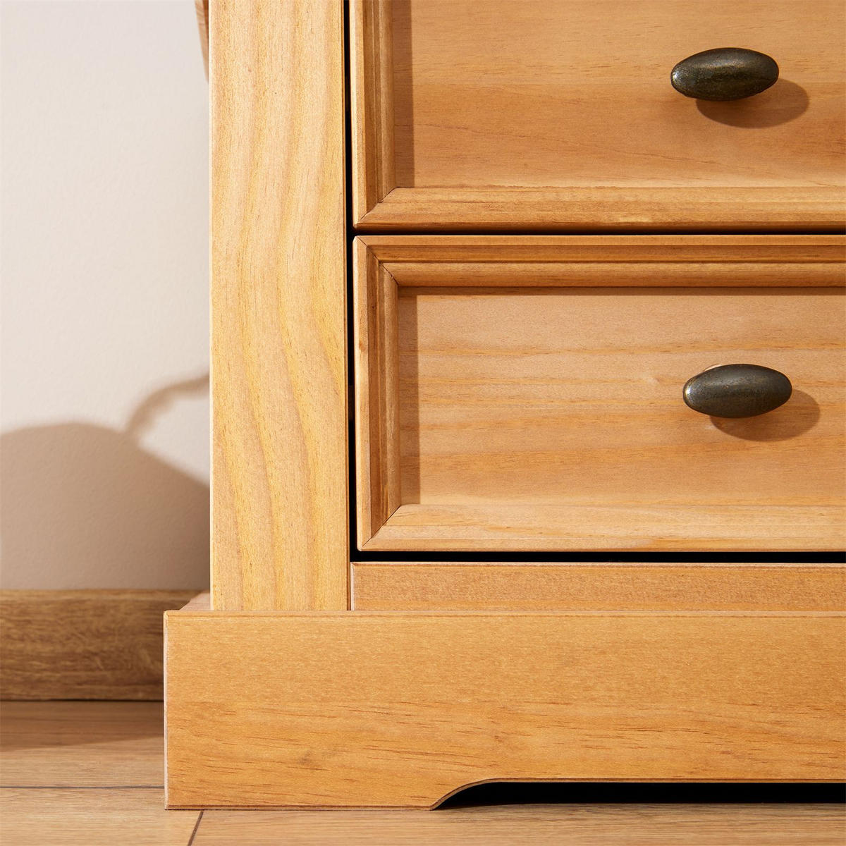 LOWBOARD KENT - Kieferfarben, Holz (144/46/45cm) - IDIMEX