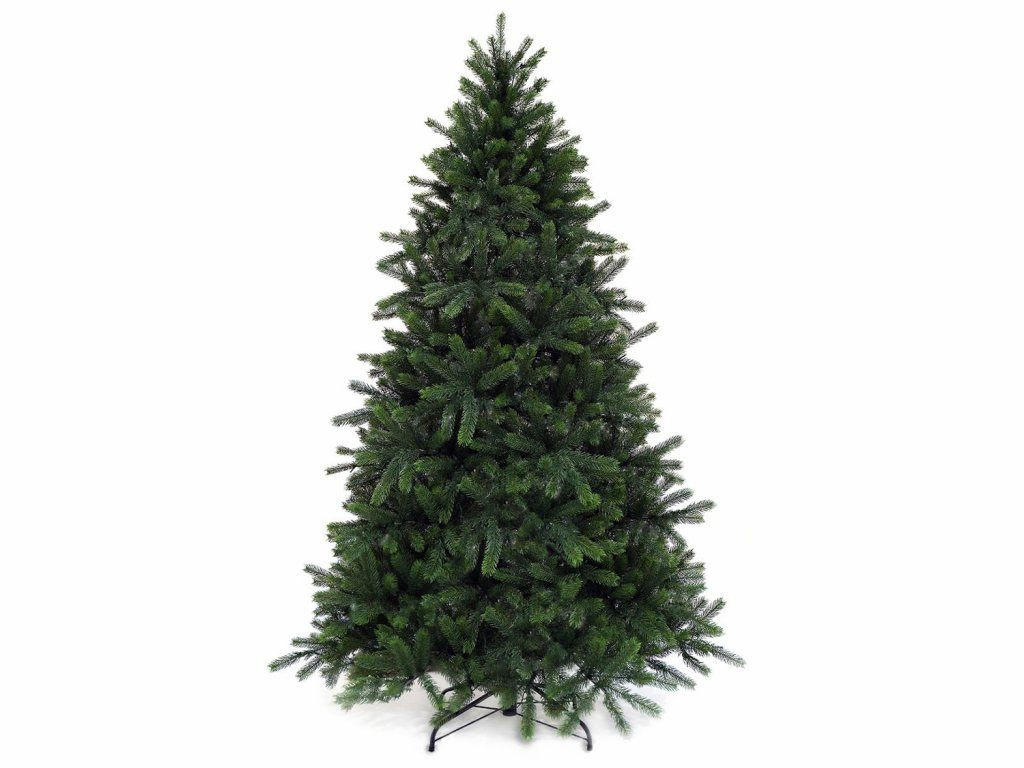 WEIHNACHTSBAUM künstlicher MERLIN 180 cm, grün, 3D, 1066 Zweige, inkl. Metallständer - Grün, Kunststoff/Metall (106/180cm) - LAALU