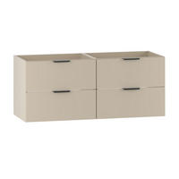 WASCHTISCHUNTERSCHRANK 120cm Astrid Kaschmir - Beige, Holzwerkstoff (120/50/45.8cm) - Petits-meubles