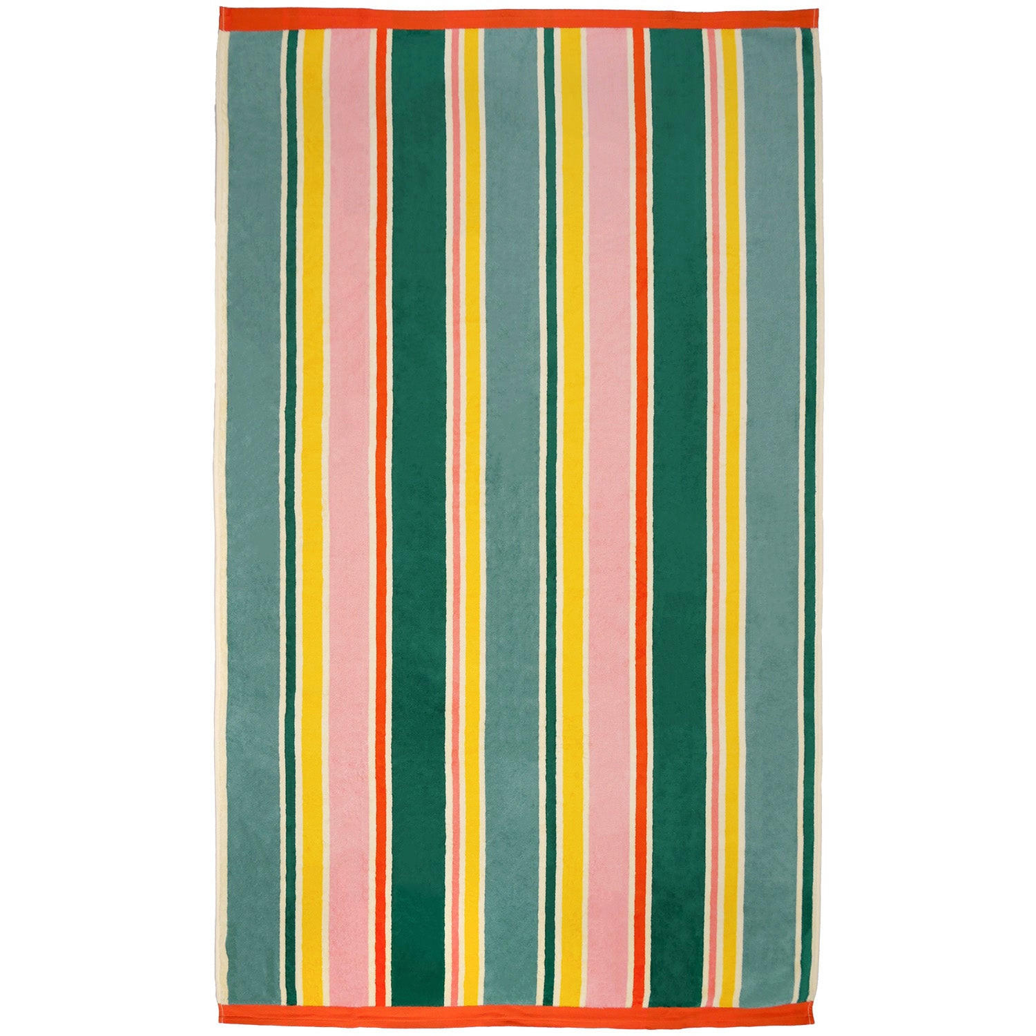 STRANDTUCH Frottee Samt Jacquard Mehrfarbig 100x175 470g/m² - Dalia - Multicolor, Textil (100/175cm) - LE COMPTOIR DE LA PLAGE