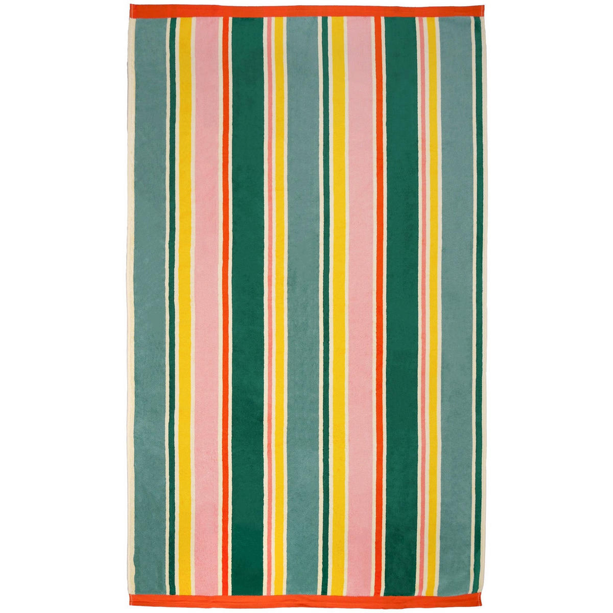 STRANDTUCH Frottee Samt Jacquard Mehrfarbig 100x175 470g/m² - Dalia - Multicolor, Textil (100/175cm) - LE COMPTOIR DE LA PLAGE