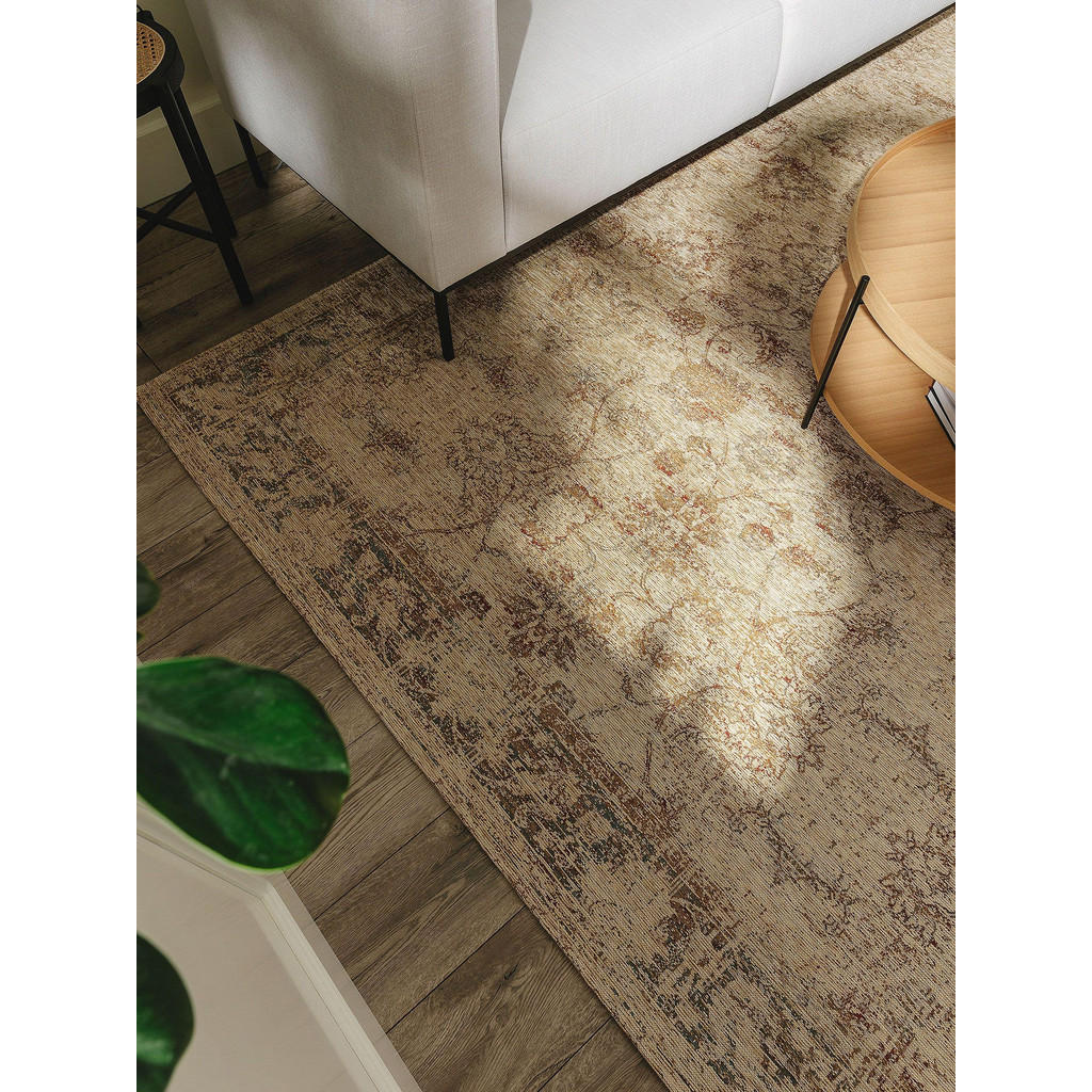 Thumbnail - benuta Nest Flachgewebeteppich, Beige, Textil, Orientalisch, Rechteckig, 100x160 cm, Oeko-Tex® Standard 100, wasserabwei...