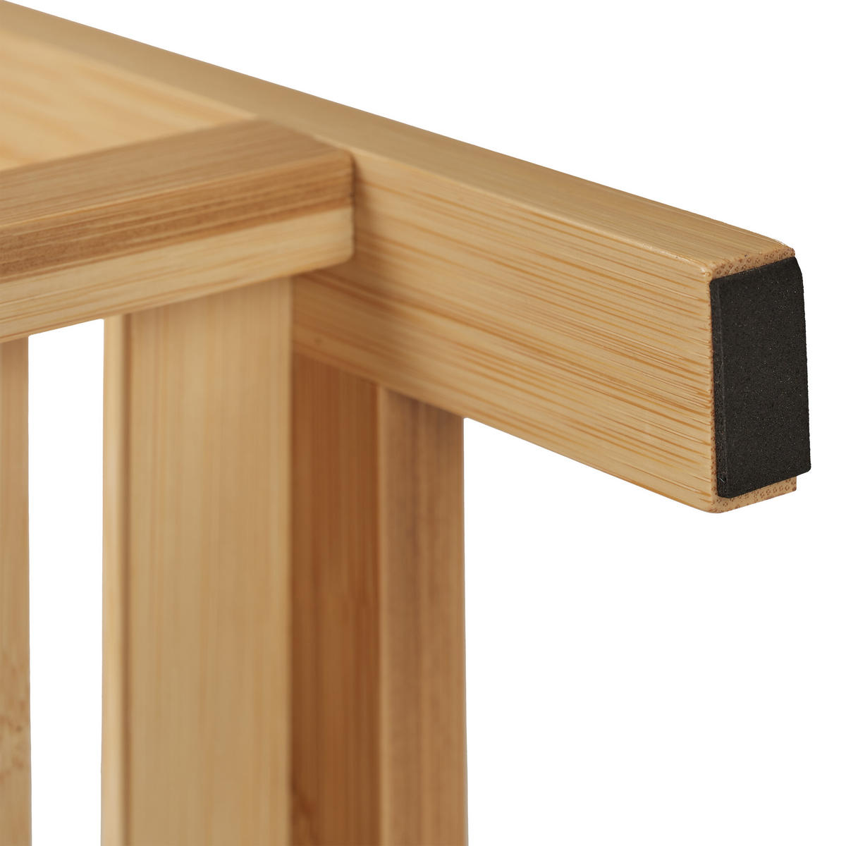 BADREGAL - Hellbraun, Holz (60/69/26cm) - Relaxdays