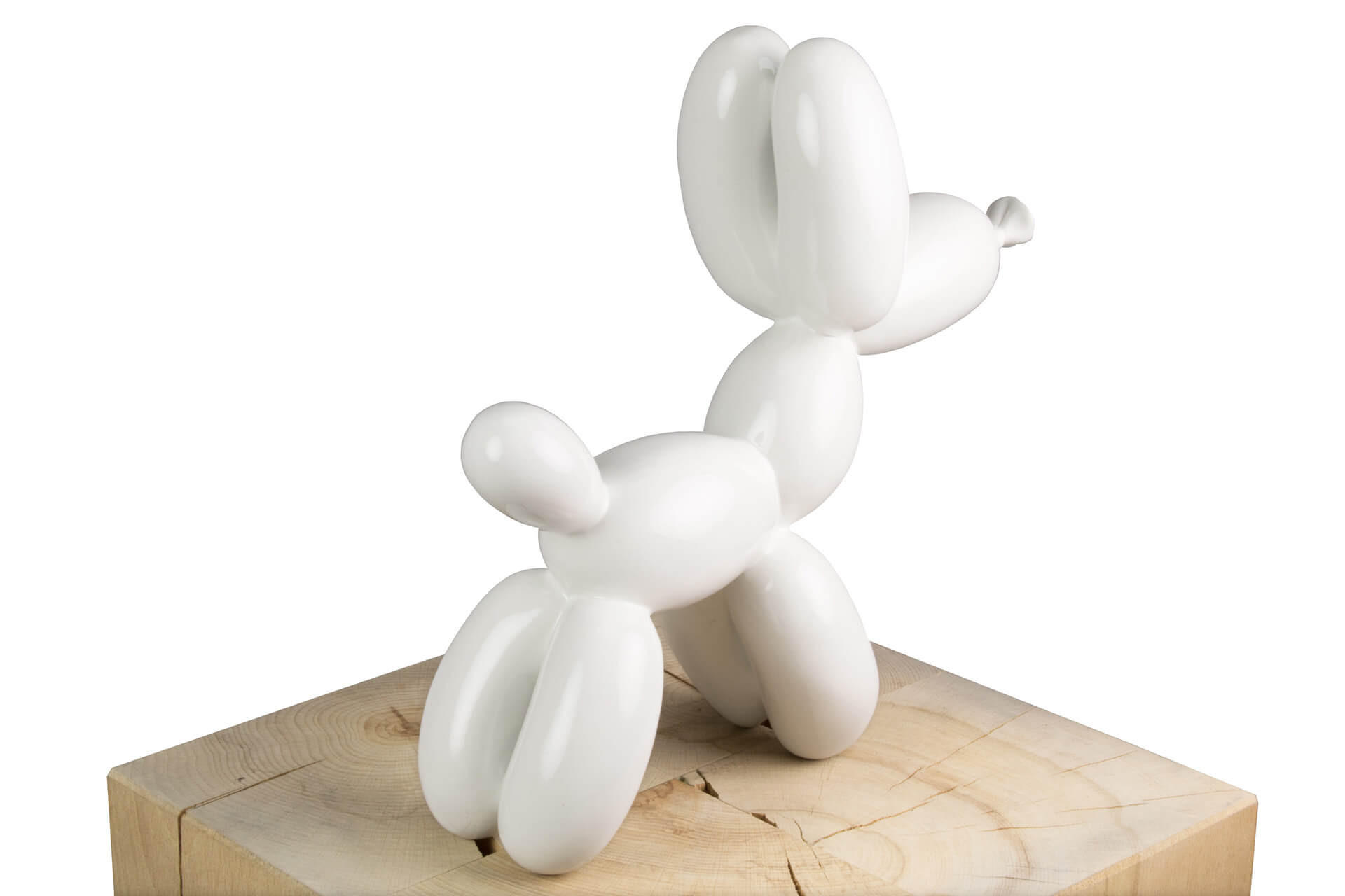 SKULPTUR Weiß 28/26 cm - Weiß, Stein (0.95/26/10cm) - KUNSTLOFT
