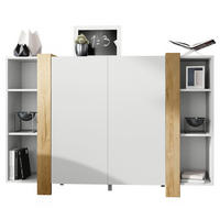 HIGHBOARD Ida Blenden in Eiche Natur - Eichefarben, Holzwerkstoff (149/101/34cm) - Vladon