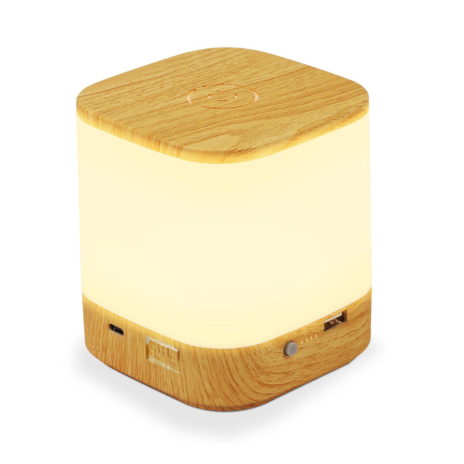 LED-TISCHLEUCHTE Ache 9.8/9.8/11.5cm - Braun, Kunststoff (9.8/9.8/11.5cm) - Nettlife