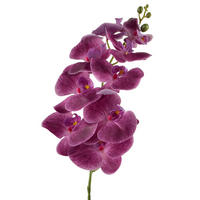 UMĚLÁ KVĚTINOVÁ VĚTVIČKA Viridis, 90 cm - bílá, plast (90cm) - Mondex