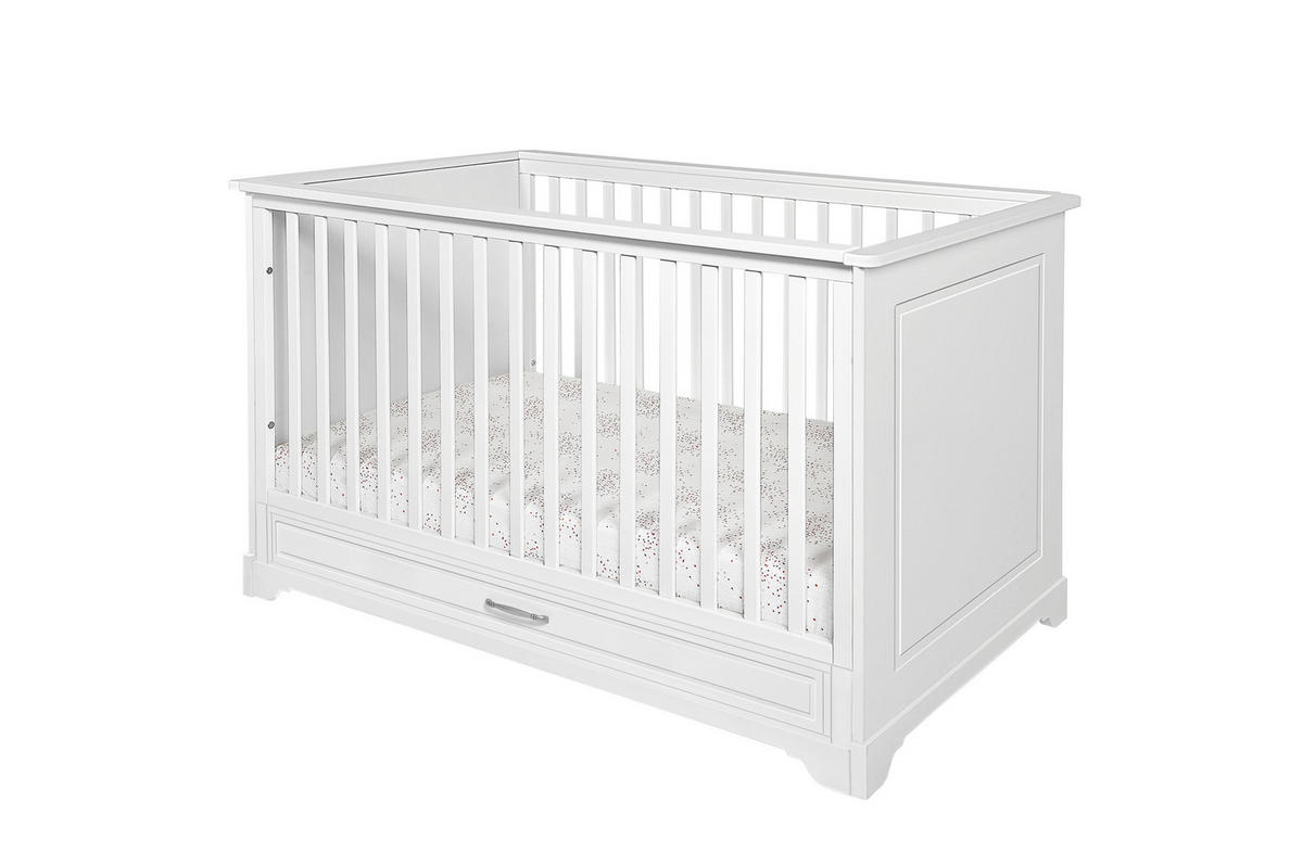 GITTERBETT Melody 140/70 - Weiß, Holzwerkstoff (70/140cm) - RAUMHIRSCH FURNITURE