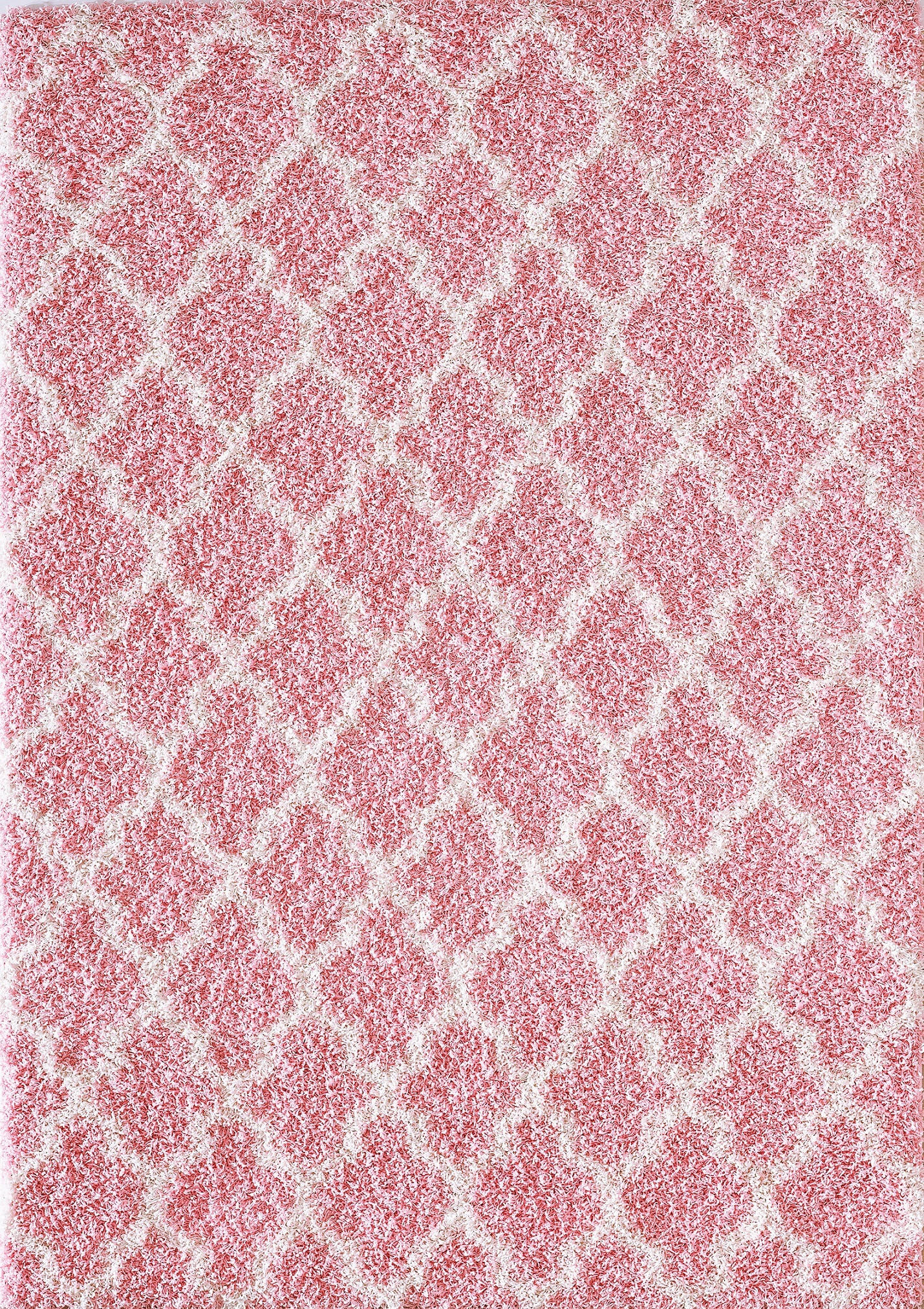HOCHFLOR LANGFLOR SHAGGY TEPPICH ALOHA MIX MODERN - Rosa, Textil (200/200cm) - Pergamon