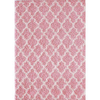 HOCHFLOR LANGFLOR SHAGGY TEPPICH ALOHA MIX MODERN - Rosa, Textil (200/200cm) - Pergamon