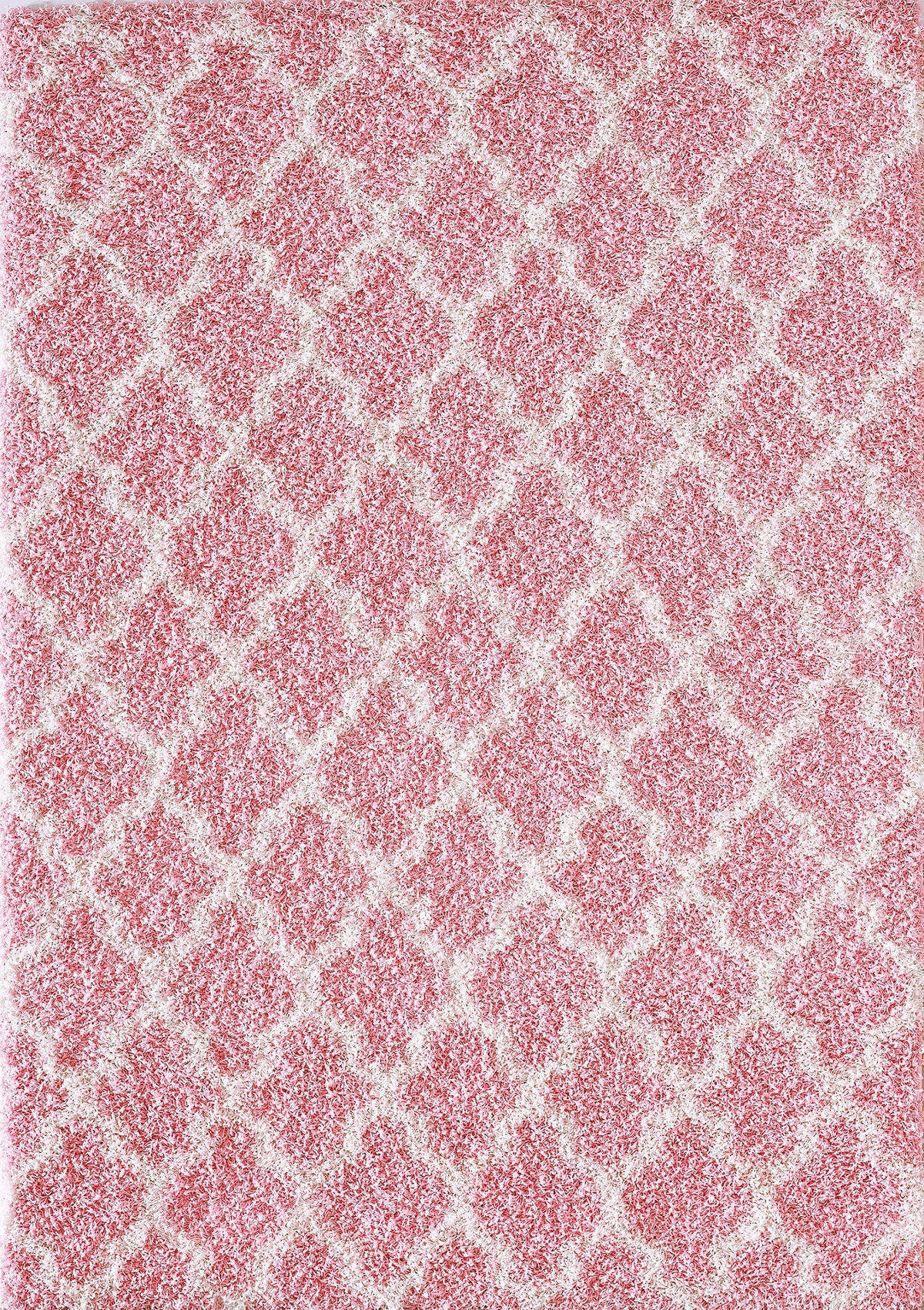 HOCHFLOR LANGFLOR SHAGGY TEPPICH ALOHA MIX MODERN - Rosa, Textil (200/200cm) - Pergamon