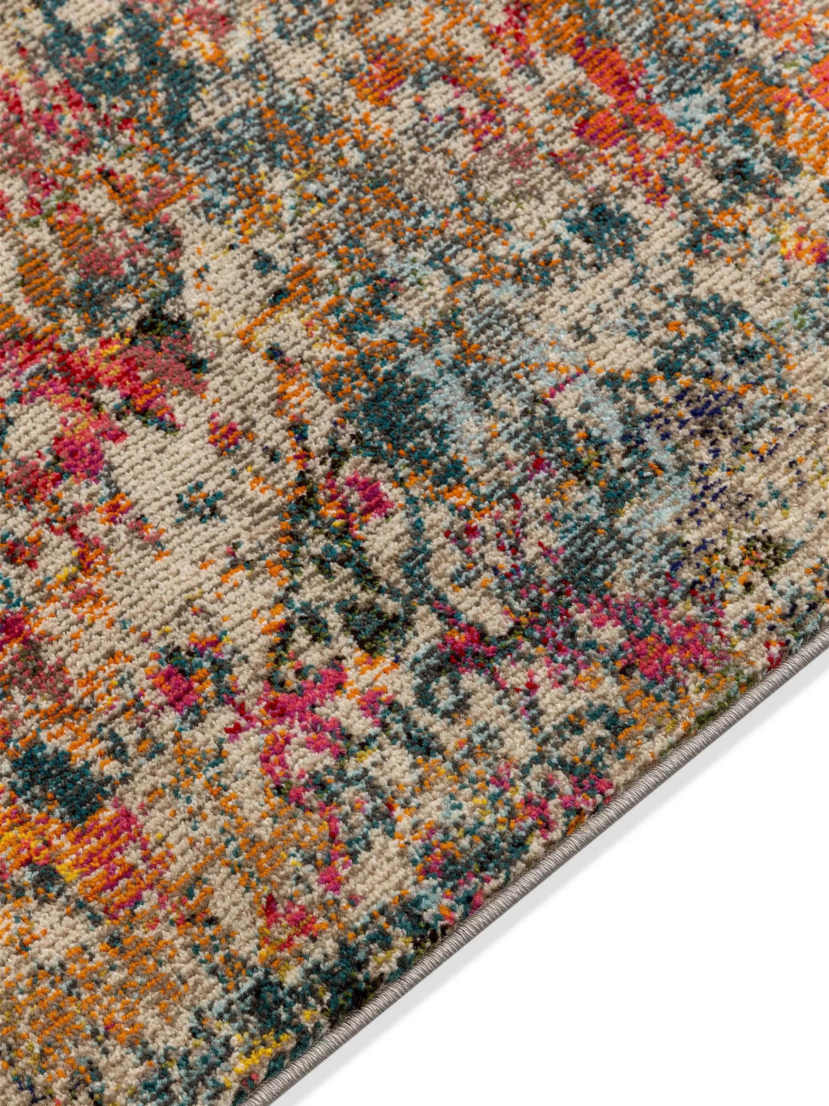LÄUFER Casa Multicolor 80/300 cm - Multicolor, Naturmaterialien/Textil (80/300cm) - benuta