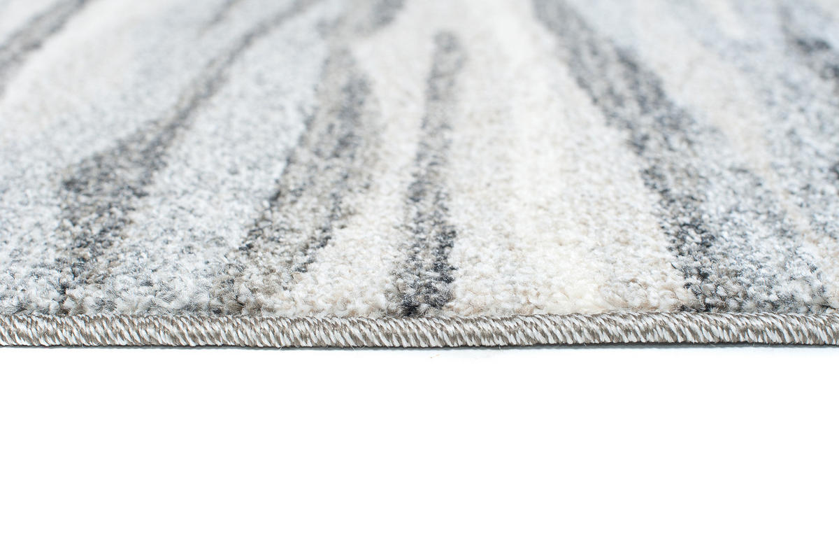 TEPPICHLÄUFER SARI grau abstrakt 70/500 cm - Grau, Textil (70/500cm) - Tapiso