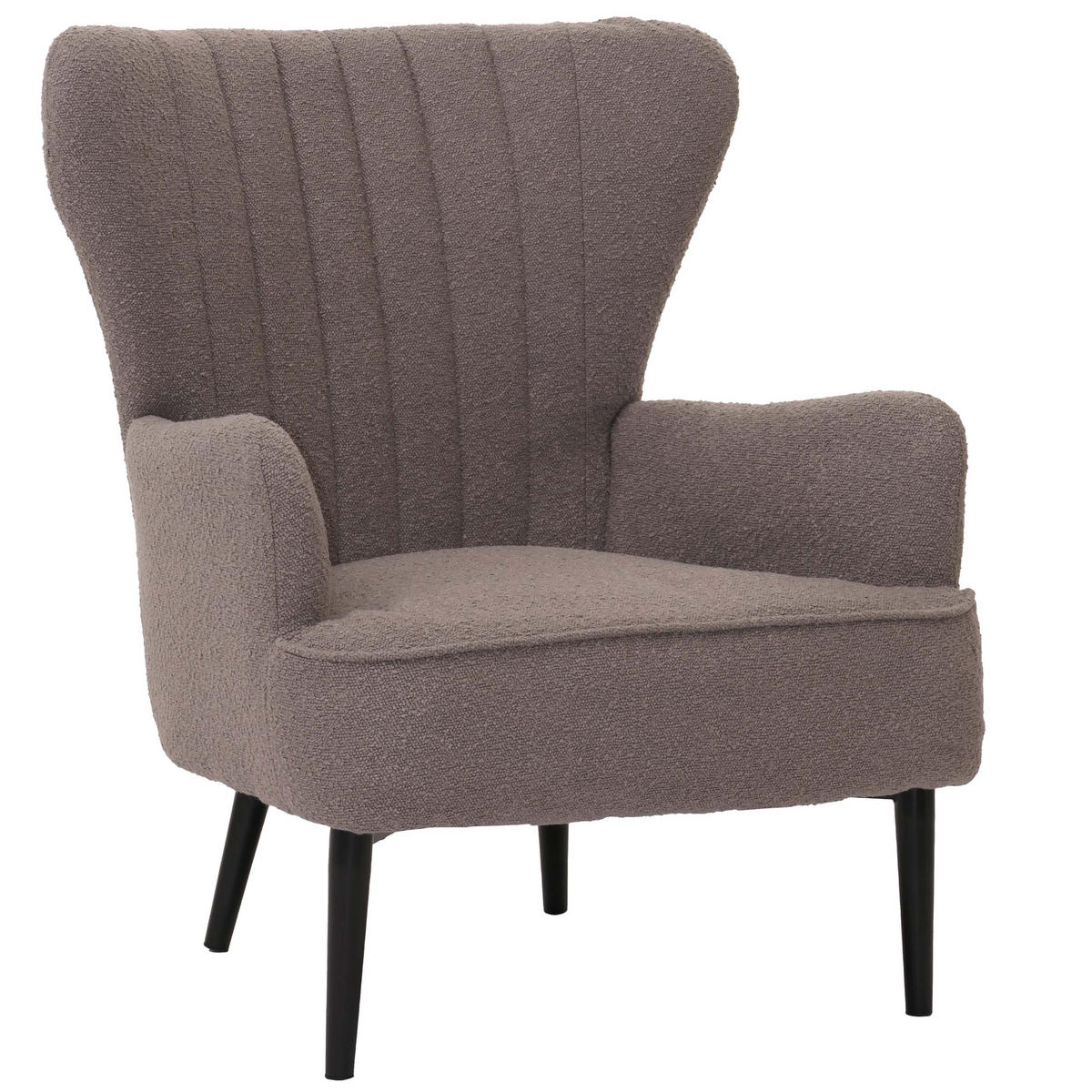 LOUNGE-SESSEL Hellgrau - Hellgrau, Textil (75/80/78cm) - MCW