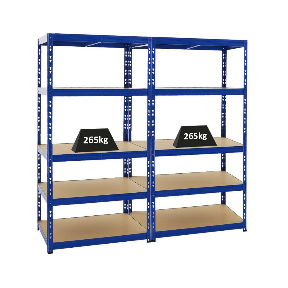 Proregal Schwerlastregal Blau 180x180x60 cm
