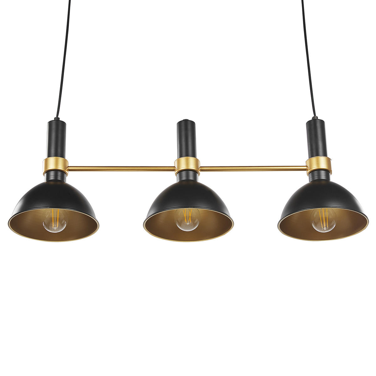 HÄNGELEUCHTE Beles 20/82/107 cm - Schwarz, Metall (20/82/107cm) - Beliani
