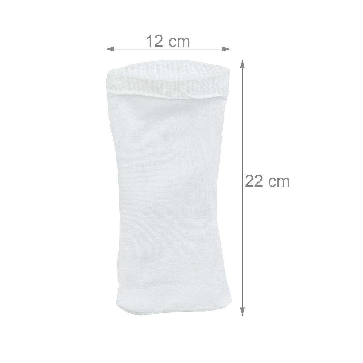 30xSKIMMERSOCKEN - Weiß, Textil (12/22/0.1cm) - Relaxdays