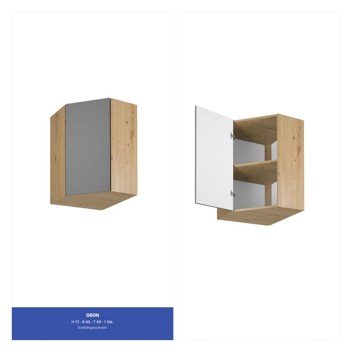 WINKELKÜCHE 300cm x 200cm- Langen KL24-M300 - in Beige/Matt - Beige, Holz (500/212/52cm)