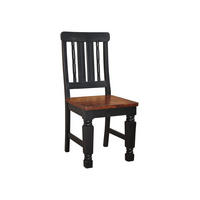 STUHL Massivholz 45 x 45 x 98 cm braun NEW BOSTON #120 - Braun, Holz (45/98/45cm) - Massivmoebel24