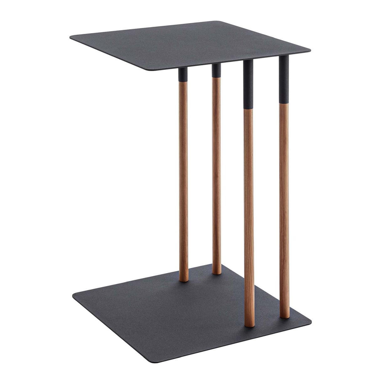 BEISTELLTISCH Plain schwarz 35/55/35 cm - Schwarz, Holz/Metall (35/35/55cm) - Yamazaki