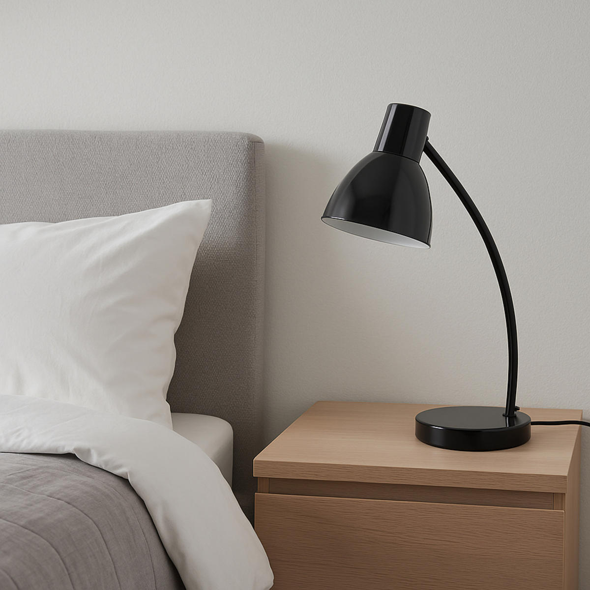 TISCHLEUCHTE Jerry Schwarz 31/15/42,9 cm - Schwarz, Metall (31/15/42.9cm) - Brilliant