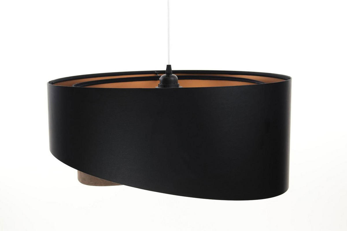 HÄNGELEUCHTE Schwarz 50/23 cm - Braun, Kunststoff (50/1.3/23cm) - ONZENO
