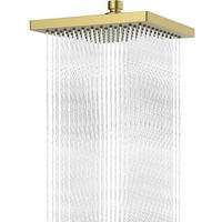 REGENBRAUSE Duschkopf 20 cm gebürstetes Gold - Goldfarben, Metall (20/12.7/20cm)
