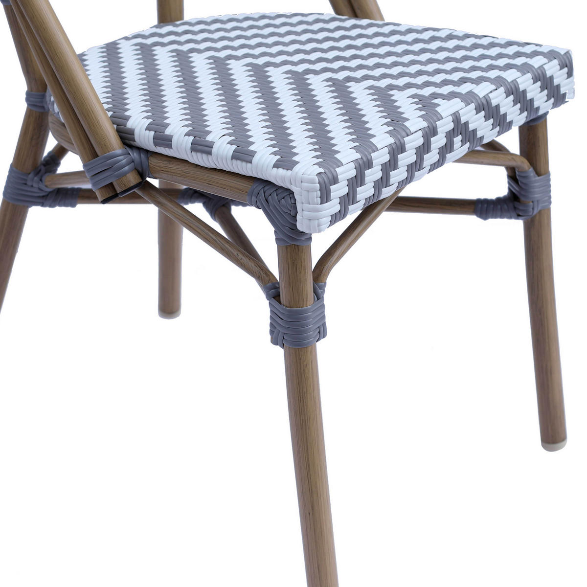 GARTENSTUHL, Weiß - Weiß, Holz (48/85/57cm) - Oviala