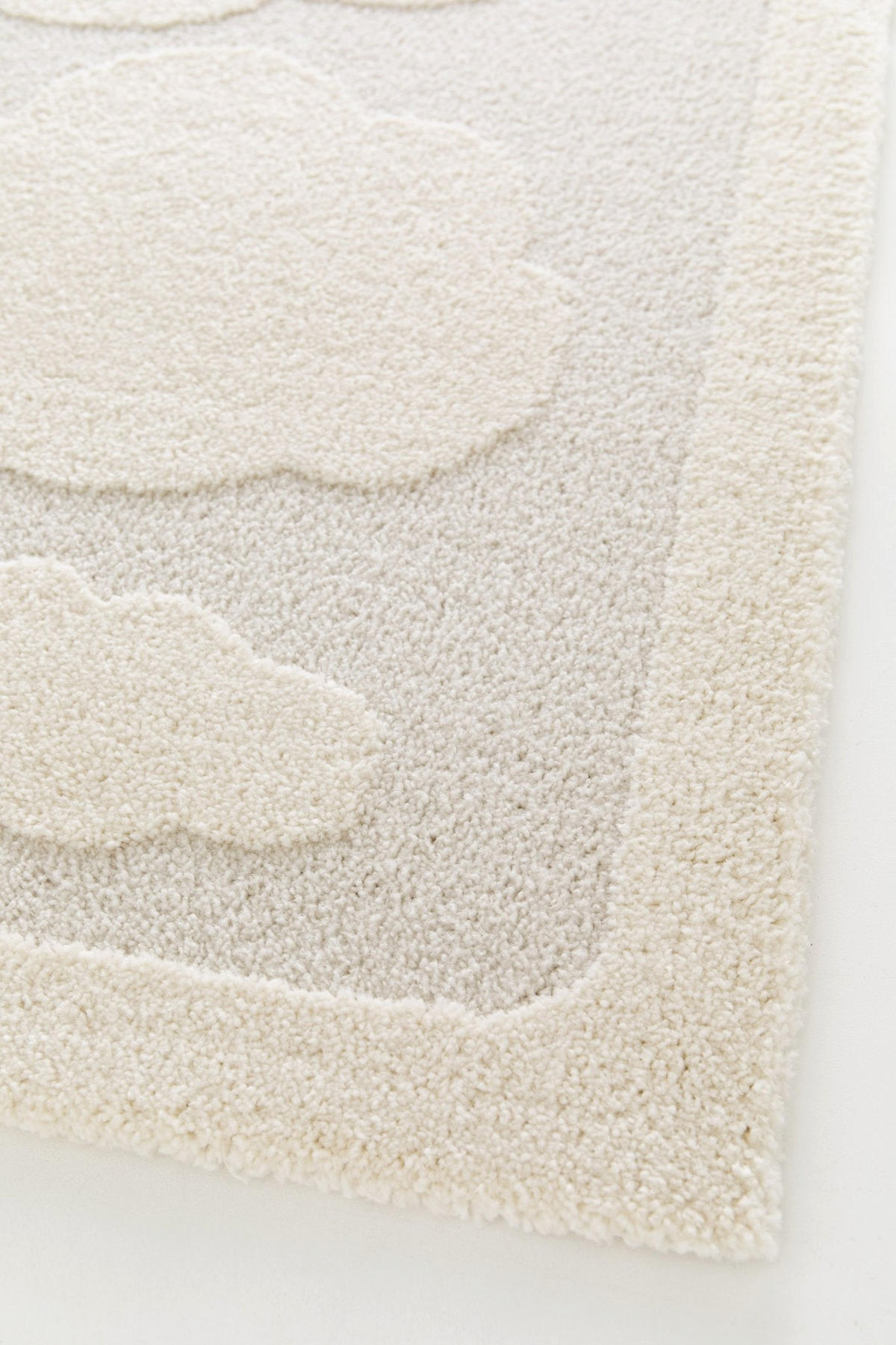 TEPPICH Design Relief-Effekt beige - Beige, Textil (120/170cm) - AFK Living