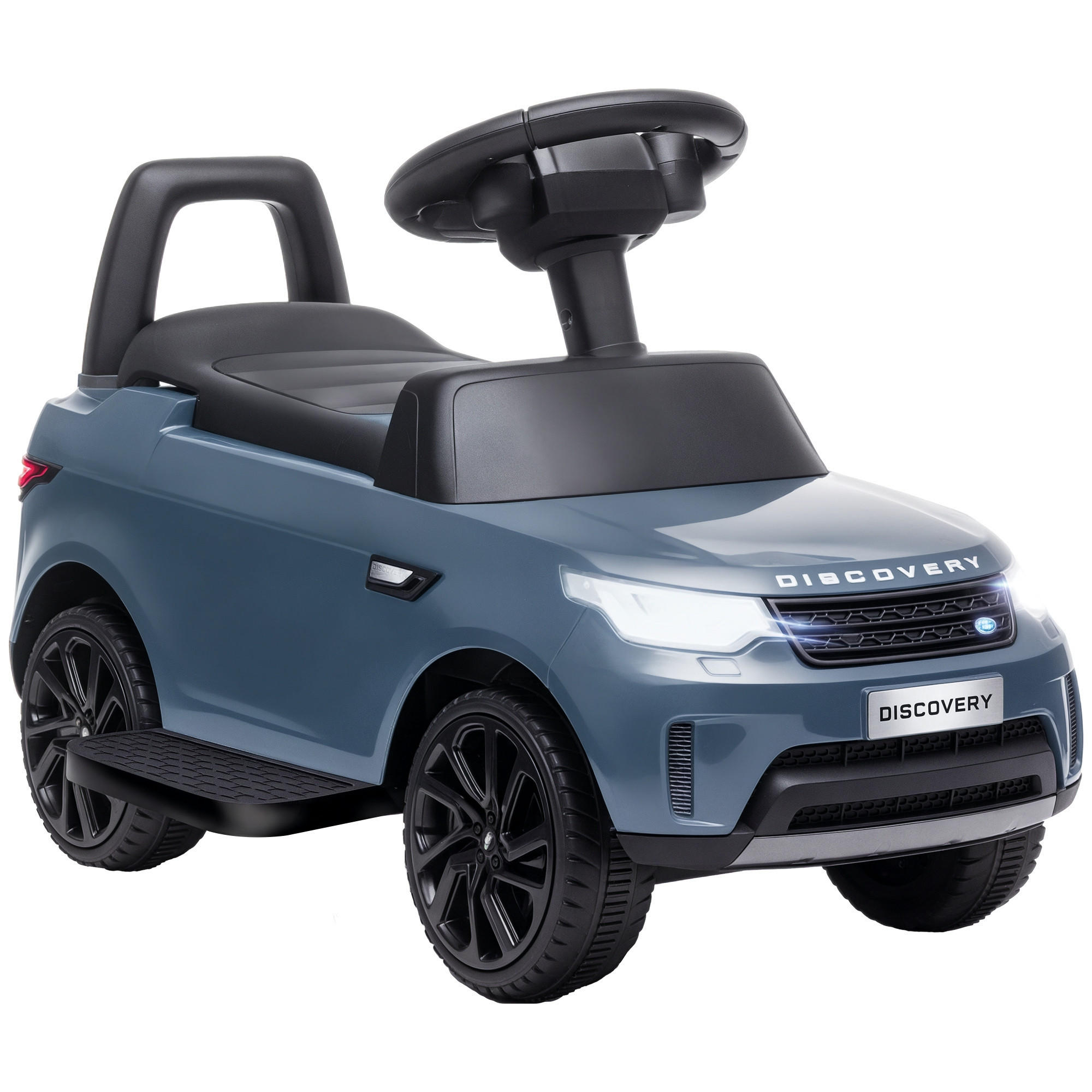 KINDERAUTO DE-06250 Land Rover lizenziert mit Fahr-/Schiebemodus Hellblau - Hellblau, Kunststoff/Metall (65/43/40cm) - ComfortXL