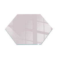 GLASPLATTE für Kamin h40 cm Lila - Lila, Glas (40/40/0.4cm) - ArtPrintCave