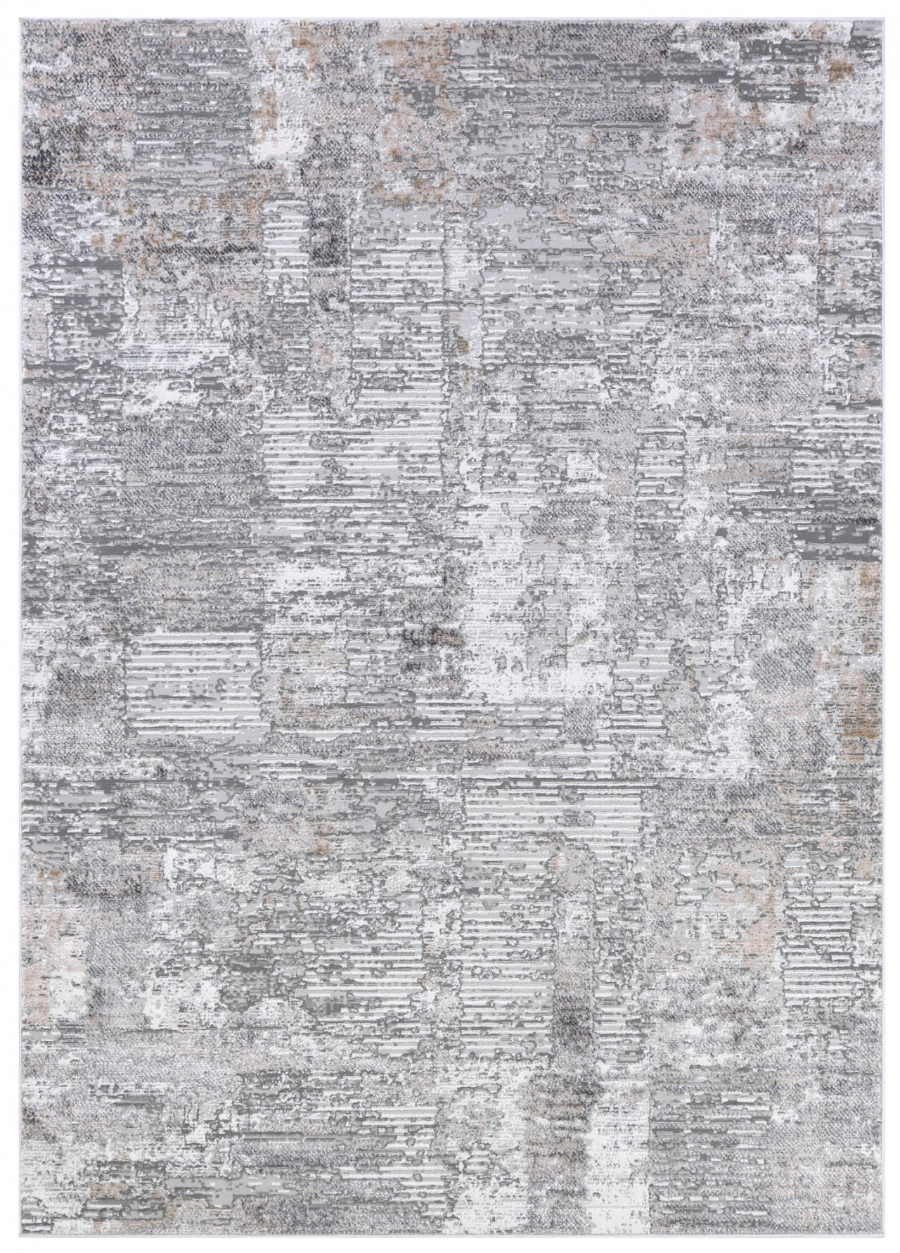KOBEREC grafitový šedý abstraktní - 230 x 240 cm - šedá, textil (230/240cm) - Mazovia