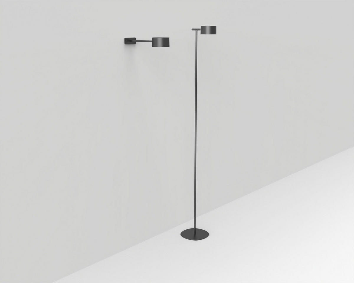LED-AKKU-STEHLEUCHTE 3 in 1 Schwarz Höhe bis zu 120 cm Metall - Schwarz, Metall (16/16/120cm) - Northpoint