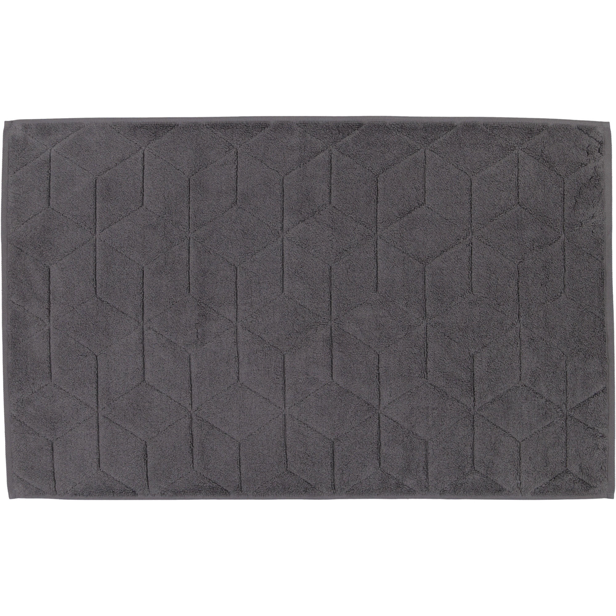 BADEMATTEN COORDINATES CARRÉ 2553 GRAPHITE - 774 - Graphitfarben, Textil (50/80cm) - Zöllner