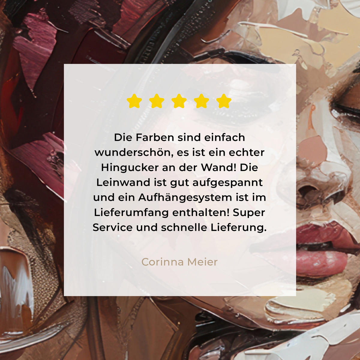 LEINWANDBILD Frau - Lackierung - Porträt - Modern Groß 140x90 cm - Altrosa, Textil (140/90cm) - MuchoWow
