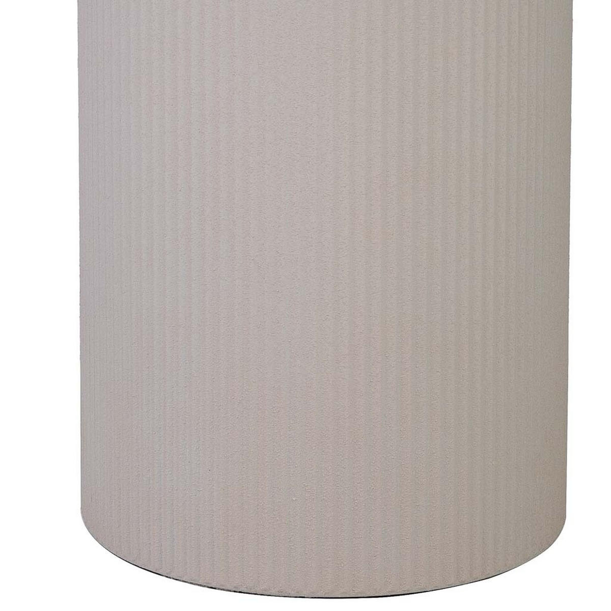 TISCH aus Metall und Holz, 65x61cm - Beige, Metall (65/65/60.5cm) - Wanderlust