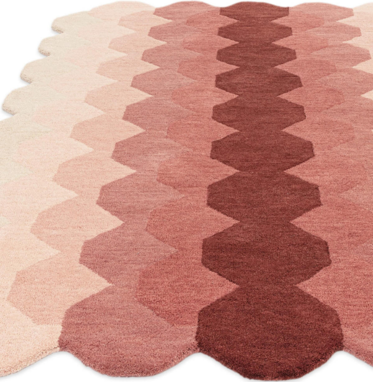 TEPPICH modern handgetuftet KERNEL Rosa 200 x 290 cm - Pink, Naturmaterialien (200/290cm) - Novatrend