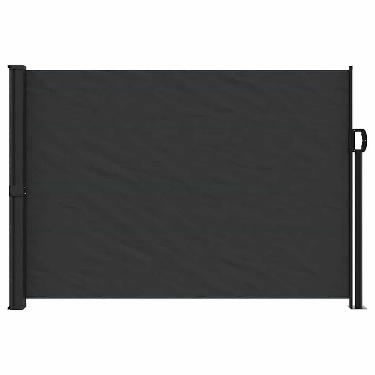 SEITENMARKISE Ausziehbar Schwarz 140x600 cm - Schwarz, Textil (600/140/600cm) - furnicato