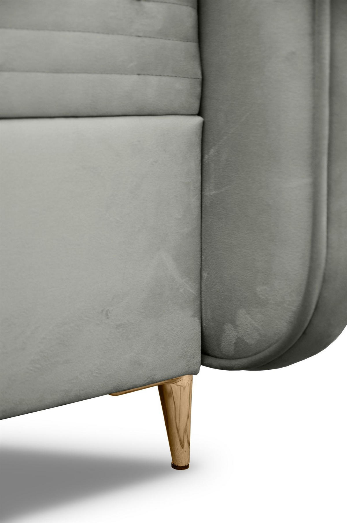 BOXBETT Alize - Grau, Holzwerkstoff/Textil (120/200cm) - Fun Möbel