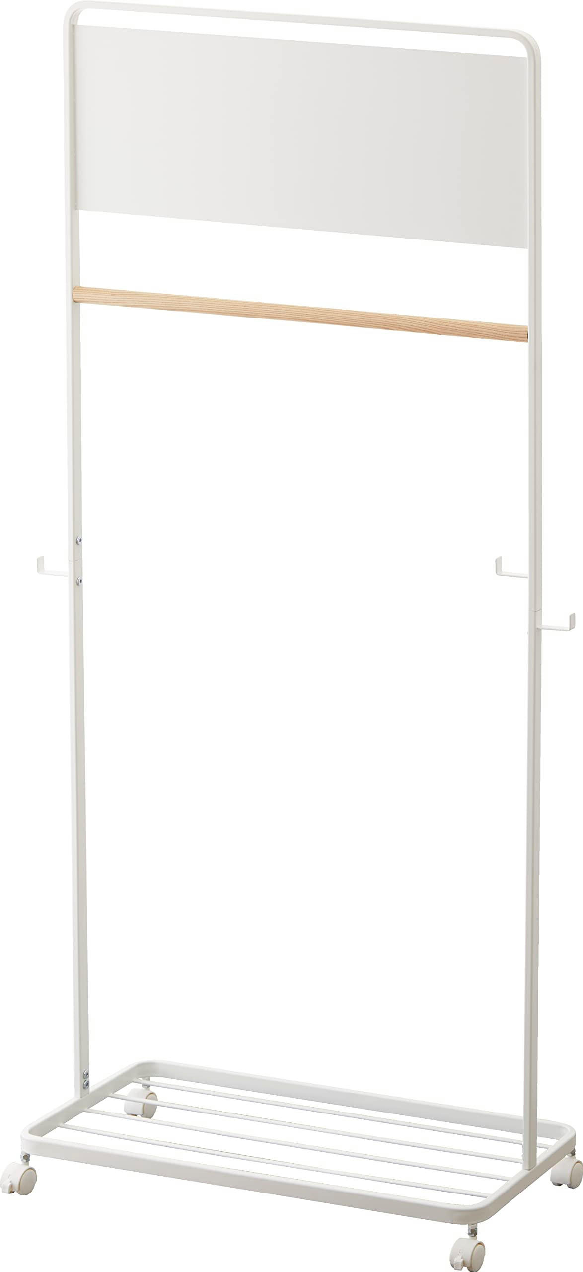 KINDERGARDEROBE Tower 5175 Weiß – Metall & Holz, 140 x 68,5 x 33 cm - Weiß, Holz/Metall (68.5/140/33cm) - Yamazaki