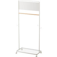 KINDERGARDEROBE Tower 5175 Weiß – Metall & Holz, 140 x 68,5 x 33 cm - Weiß, Holz/Metall (68.5/140/33cm) - Yamazaki