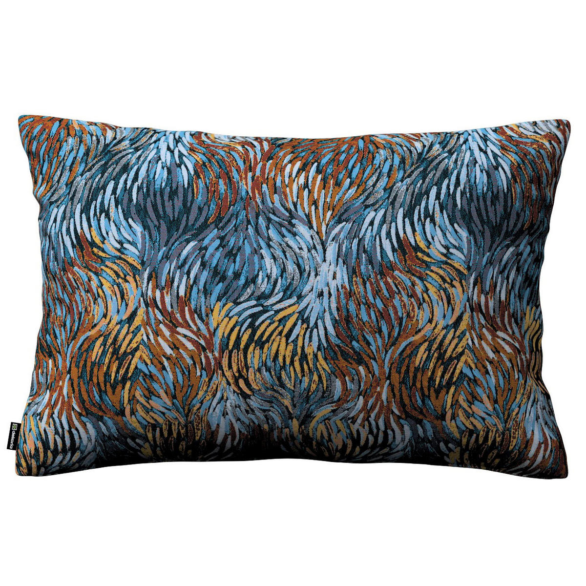 KISSENHÜLLE Intenso blau, 47x28 cm - Blau, Textil (47/28cm) - Dekoria