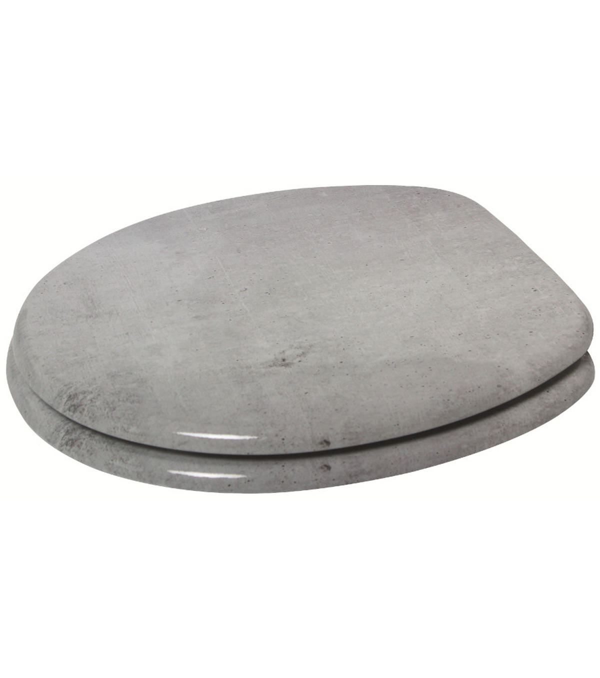 WC-SITZ Beton - Grau, Holzwerkstoff (38/6/47cm) - Sanilo