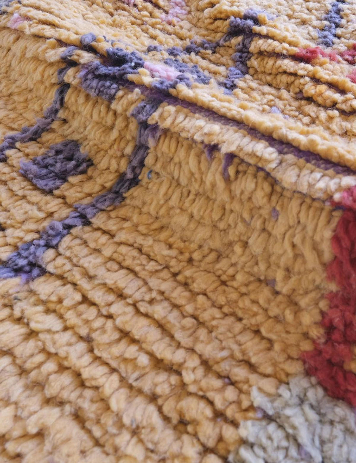 BERBERTEPPICH aus reiner Wolle 151x 248 cm - Orange, Naturmaterialien (151/248cm) - AFK Living