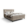 BOXBETT ONO mit Matratze H3, Bonell und Topper 160x200 CURIO 11 - Braun, Textil (160/200cm) - Bedante